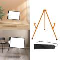 Easel Stand for Display, Foldable Portable Tabletop Easel for Wedding Banner and Poster Display Stand, Tabletop Easel Metal Tripod with Portable Bag. 