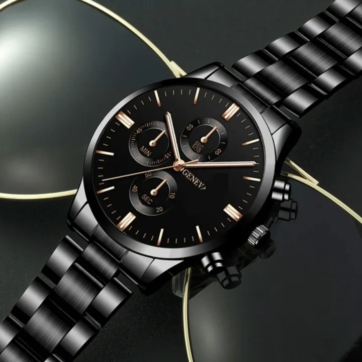 New%20LX217%20Stainless%20Steel%20/%20Leather%20Luxury%20Men%20Watch%20Quartz%20Analog%20Business%20Chain%20Casual%20Wrist%20Dial%20GenX%20Watches%20For%20Boys%20Gents%20Black%20Mix%20PRM%20-%20Image%202
