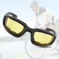 ShopSphere Motorcycle Riding Glasses Padding Protection Dustproof Windproof Sunglasses With Clear Lens Anti-Glare. 