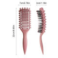 【HOT】 Curl Define Styling Brush Hollow Out Detangling Brush Tangled Wet Curly Hair Comb Shaping Curls Barber Hairdressing Tools. 