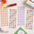 DIY Cute Cartoon Letter Sticker Alphabet Sticker Korean Style Stickers For Journal Phone Scrapbook Decoration Stickers. 