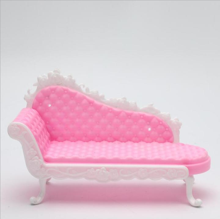 Chaise Lounge For Barbie Sofa Princess Accessories Furnitures ...