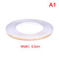 50M Gold Self Adhesive Tile Sticker Waterproof Wall Gap Sealing Tape Strip Decor. 