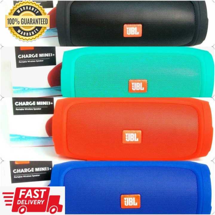 Bluetooth Speaker Charge Mini 3+ With FM Radio Big Bass Speaker