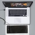 Flexible Keyboard Mini Foldable Wired Usb Computer Keyboards Portable Waterproof Silicone Soft Slim Folding Gaming Keypad For Laptop. 