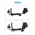 Shockproof Mount 2PCS Adjustable Mic Clip on Drum Rim Microphone Clamp Stand Holder Microphone Clip. 