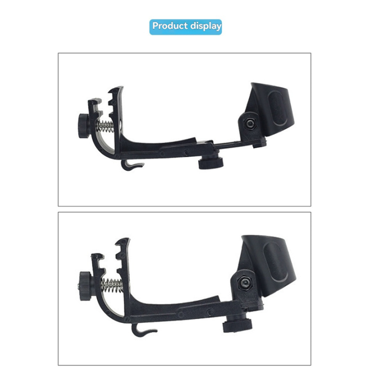 Shockproof%20Mount%202PCS%20Adjustable%20Mic%20Clip%20on%20Drum%20Rim%20Microphone%20Clamp%20Stand%20Holder%20Microphone%20Clip%20-%20Image%202