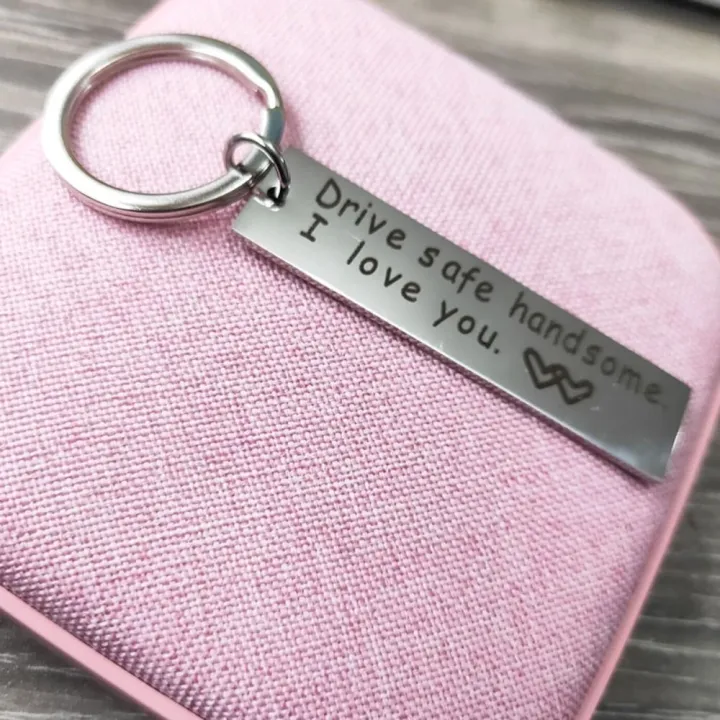 High%20Quality%20Stainless%20Steel%20Engraving%20Car%20Key%20Ring%20Drive%20Safe%20Handsome,%20I%20Love%20You%20Double%20Sided%20Mirror%20Polishing%20Drive%20Safe%20Keychain%20Best%20Wishes%20Letter%20Keychain%20Birthday%20-%20Image%205