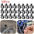 50x Car Wiring Harness Fastener Route Fixed Retainer Clip Corrugated Pipe Tie Wrap Cable Clamp Oil Pipe Beam Line Hose Bracket. 