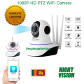 1080P WiFi CCTV Camera 360 Rotating Two Way Audio Video Clear Night Vision. 
