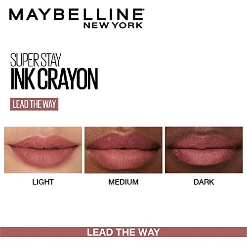 Maybelline%20New%20York%20Lipstick,%20Matte%20Finish,%20Long-lasting,%20Intense%20Colour,%20SuperStay%20Crayon%20Lipstick,%2015%20Lead%20the%20way,%201.2g%20(FROM%20INDIA)%20-%20Image%203