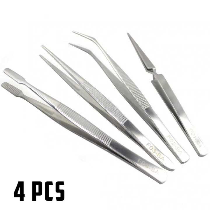 4Pcs/Set%20Tweezer%20Electronic%20&%20Nail%20Art%20Stainless%20Steel%20Curved%20Straight%20tool%20Forceps%20Cutting%20Pliers%20Pincers%20Pincette%20Maintenance%20Tool%20-%20Image%206
