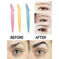 Pack of 3 Tinkle Eyebrow Razor, Facial Hair Remover Eyebrow Trimmer, Sharp Mini Makeup Shaper. 