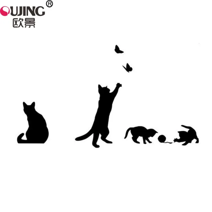 Cartoon%20Black%20Naughty%20Kitten%20Wall%20Sticker%20For%20Kids%20Room%20Bedroom%20Stairs%20Home%20Decoration%20Vinyl%20Wall%20Decals%20Cute%20Cats%20DIY%20Art%20Mural%20-%20Image%206