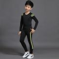 Children's Tights Training Wear Quick Drying Clothes Workout Clothes Suit Boys and Girls Running Sports Kids Basket Football Base. 