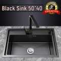 Luxury Black Sink High quality 50*40 Handmade. 