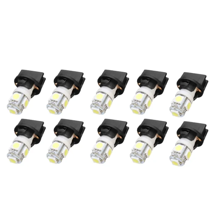 10X%20T10%20White%205050%20194%20LED%20Bulbs%20Instrument%20Gauge%20Cluster%20Dash%20Light%20with%20Socket%20-%20Image%203