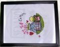 Handmade Cross Stitch Wall Art. 