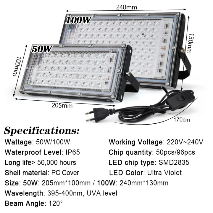 Floodlight%20Lights%2050W%20100W%20LED%20Stage%20Blacklight%20Ultraviolet%20Flood%20Effect%20for%20Halloween%20Xmas%20Dance%20DJ%20Disco%20Party%20Bar%20-%20Image%202