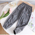 Girls Summer Quick-Drying Pants Western Style Boys and Girls Summer Clothes Ice Silk Anti Mosquito Pants Medium and Big Children Summer Clothes Thin Sports Trousers. 