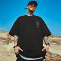 S-7XL Oversized Cotton Sports Men T Shirt Casual Original Short Sleeve Ulzzang Oversize Tshirt Plus Size Lelaki Hip Hop T-shirts Tees Men's Clothing. 