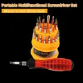31 In 1 Steel Screwdriver Multi-function Screw Driver Set Club Screwdriver For Phone Laptop Repair Tool Kit. 