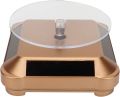 Solar Showcase 360 Turntable Rotating For Jewelry Mobile Phone Watch Ring Camera Displaying Mount Stand. 