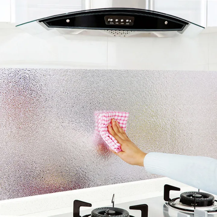 40X100CM%20Kitchen%20Oil-proof%20Aluminum%20Foil%20Sticker%20Floor%20Waterproof%20Wallpaper%20-%20Image%203