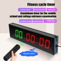 Gym Timer Meter Clock Wall Mounted LED Digital Rewind Sticky Hook Remote Control for Kitchen Timer Sports Stopwatch. 