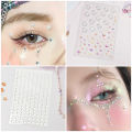 Face Gems Sparkling Face Jewels for Women Festival Makeup Gems Non-irritating Adhesive Eye Gems Beauty Supplies Face Jewelry. 
