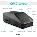 Anrushide ToolkitRC Q6AC Charger AC 400W/DC 1000W 4CH output Built-in 65W Sales promotion USB A/TYPEC Output ,LiPo, 1-6S，NiMH 1-16S,PB 1-10S Charger IPS. 
