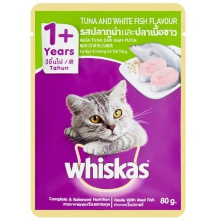 WHISKAS Tuna & White Fish - 80g