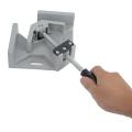 Aluminum Alloy Single Handle 90 Degree Right Angle Clamp Welding Corner Clamp Carpenter Woodworking Tool. 
