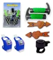 Bicycle Light Accessories Set Wheel Reflector Bell Handle Grip - Valve Light Combo Decoration. 