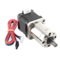 Geared Stepper Motor Planetary Gearbox Geared Motor -17 Ratio 5.18:1 for 3D Printer DIY Robotics/Textile Machine. 