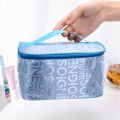 Women'S Portable Makeup Bag New Popular Women'S Alphabet Color Fashion Quartet Travel Portable Storage Wash Bag. 