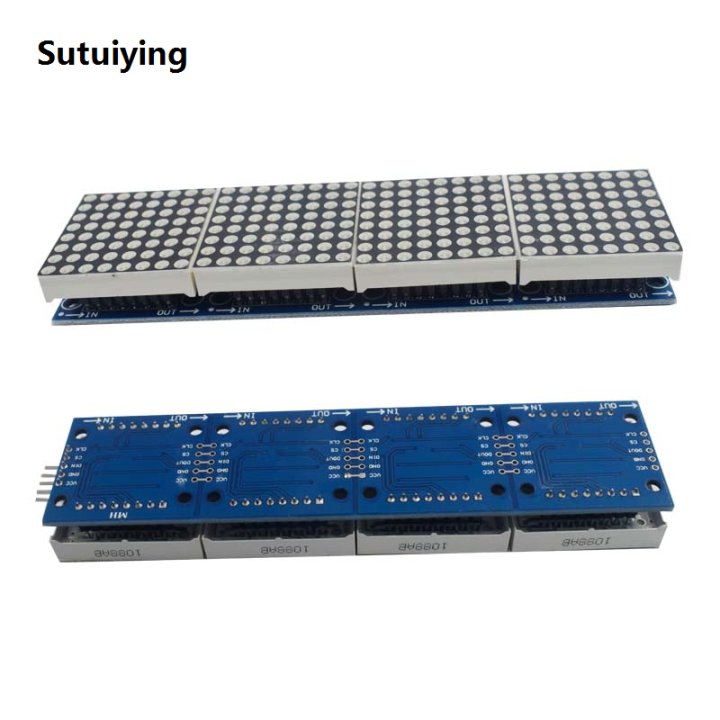 Sutuiying%20Affordable%20MAX7219%20Dot%20Matrix%20Module%2032x8%204%20in%201%20LED%20Display%20Modules%20Drive%20with%205Pin%20Wires%20for%20Arduino%20Raspberry%20Pi%20-%20Image%202
