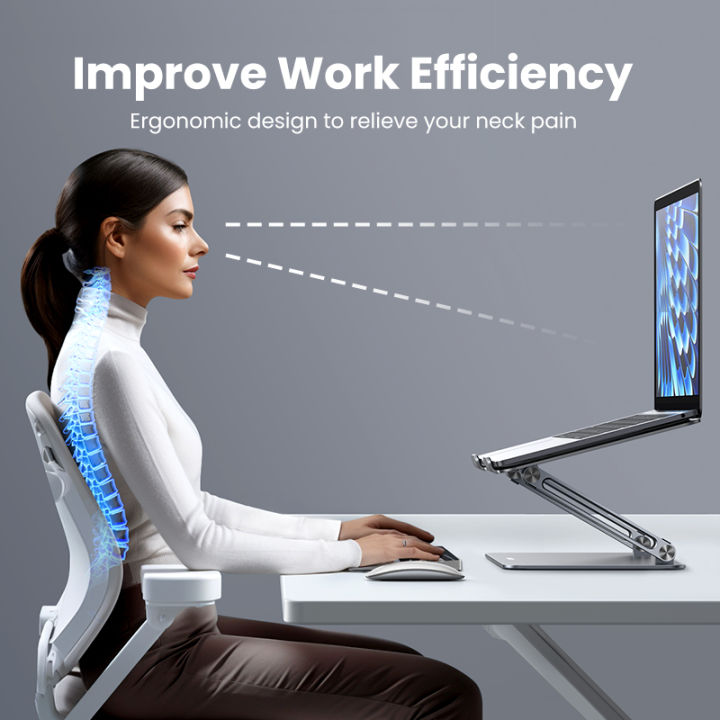 UGREEN%20Adjustable%20Whirling%20Laptop%20Stand%20Holder%20Dock%20for%20Laptop%20iPad%20Air%20iPad%20Pro%20Macbook%20M1%20Surface%20-%20Image%204