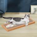 Cat Scratchers Cardboard Scratching Lounge Bed Grinding Claw Scratch Pad Toy 37cmx12cmx2cm. 
