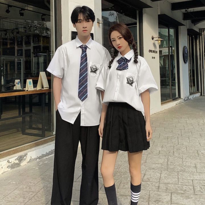 Uniform%20Customized%20College%20Style%20School%20Uniform%20Full%20Set%20dk%20Graduation%20Business%20Attire%20High%20School%20Student%20Genuine%20Short%20Sleeve%20Suit%20Male%20Shirt%20Student%20-%20Image%204