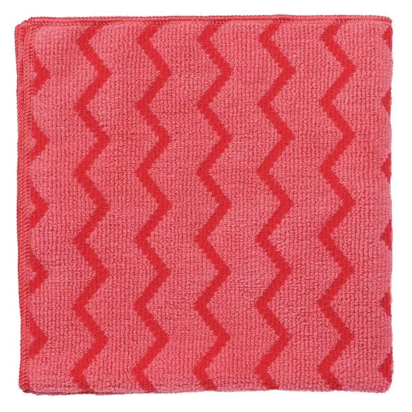 Rubbermaid Commercial Products HYGEN™ 16" x 16" Microfiber Cloth Red
