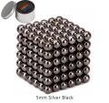 【Dream Sailing Store 】5mm   Magic Blocks Balls Sphere Cube Beads Puzzle Building Toys for Children Early Education. 