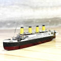Color Titanic Puzzle DIY Cruise Ship Assembled Model Kits Children Educational Toys Creek. 