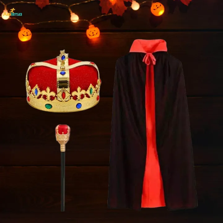 King%20Costume%20for%20Boys%20Medieval%20Costume%20for%20Role%20Play%20Performance%20Party%20Red%20-%20Image%205