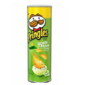 Pringles Potato Chips - Sour Cream & Onion Flavoured 107g. 