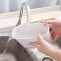 1 Pcs PP Household Kitchen Waste Bucket Strainer Multifunctional Drain Trash Can Storage Box Drain Bucket Sink Food Organization. 