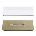 Wooden Name Tag Badge Unique With Back Pin 10pcs Blank Id Name Brooch Blank Name Badges With Backing Pin for School School. 
