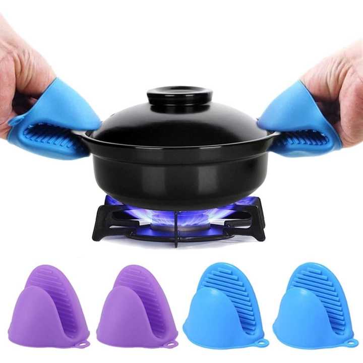 Material: Silicone Design: Slip-resistant Usage: Microwave/ Oven Type: Oven Mitt Item Type: Baking Tools Item Style: Kitchen & Bar Supplies Color:Red bule gerrn orange Size:As the picture show Brand new & high quality. Food-safe materials of environmental