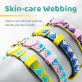 HamshMoc Breakaway Cat Collar for Safety Quick Release with Bell Soft Adjustable Pet Kitten Collars Necklace. 