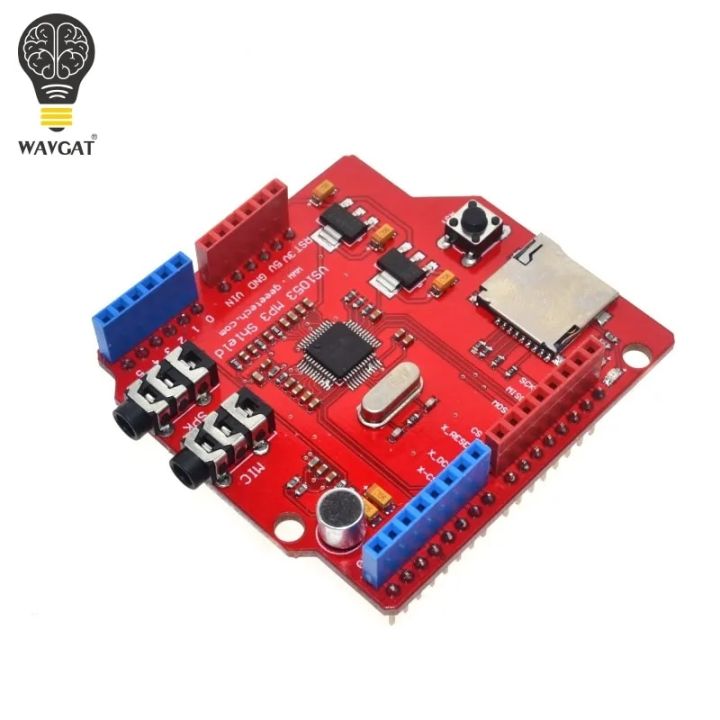 WAVGAT VS1053 VS1053B Stereo Audio MP3 Player Shield Record Decode ...